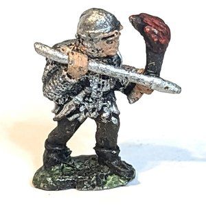 Grenadier Action Art Explorers Spearman with Torch 2003j 25mm Miniature 1980